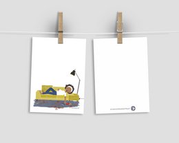 postcard - series 'bellies' - polder sofa