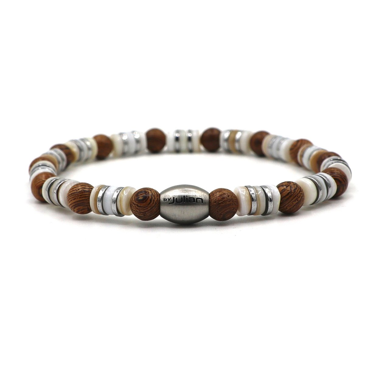 Enam Tiga naturel (zilver of goud)