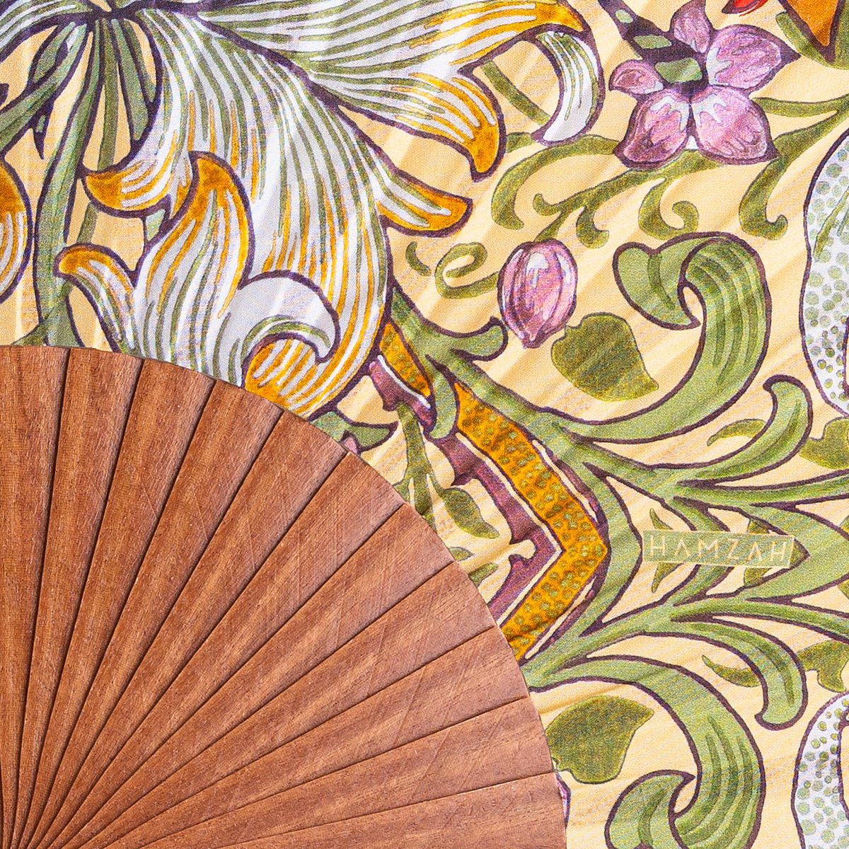 Spanish Hand Fan with Floral Print Georg