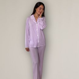 Gala Tencel Modal Pyjamassæt - lilla