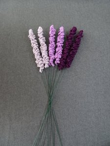 Lavendel, 3 soorten, Kunstbloem