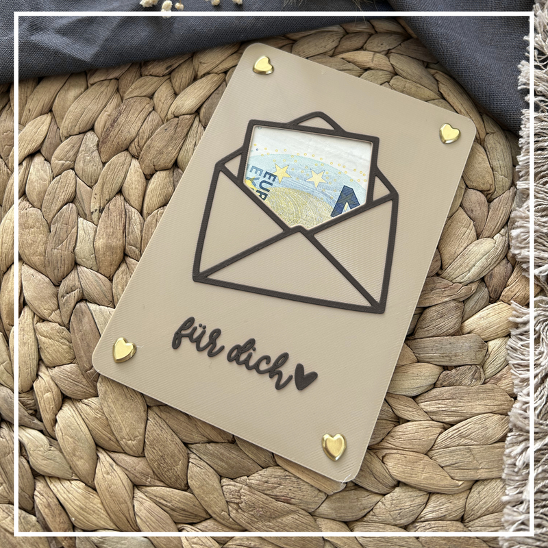 Money gift card - creative packaging for money gifts - financial injection, thank you & gift idea thank you envelope