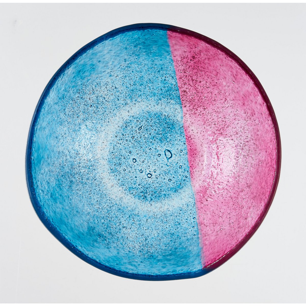 Artisano Bowl Soup 16x6 Blue & Magenta