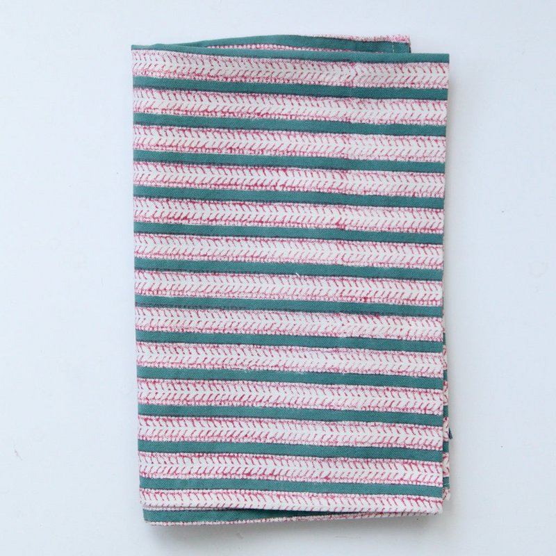 Geschirrtuch | Funkystripes Strawberry Green