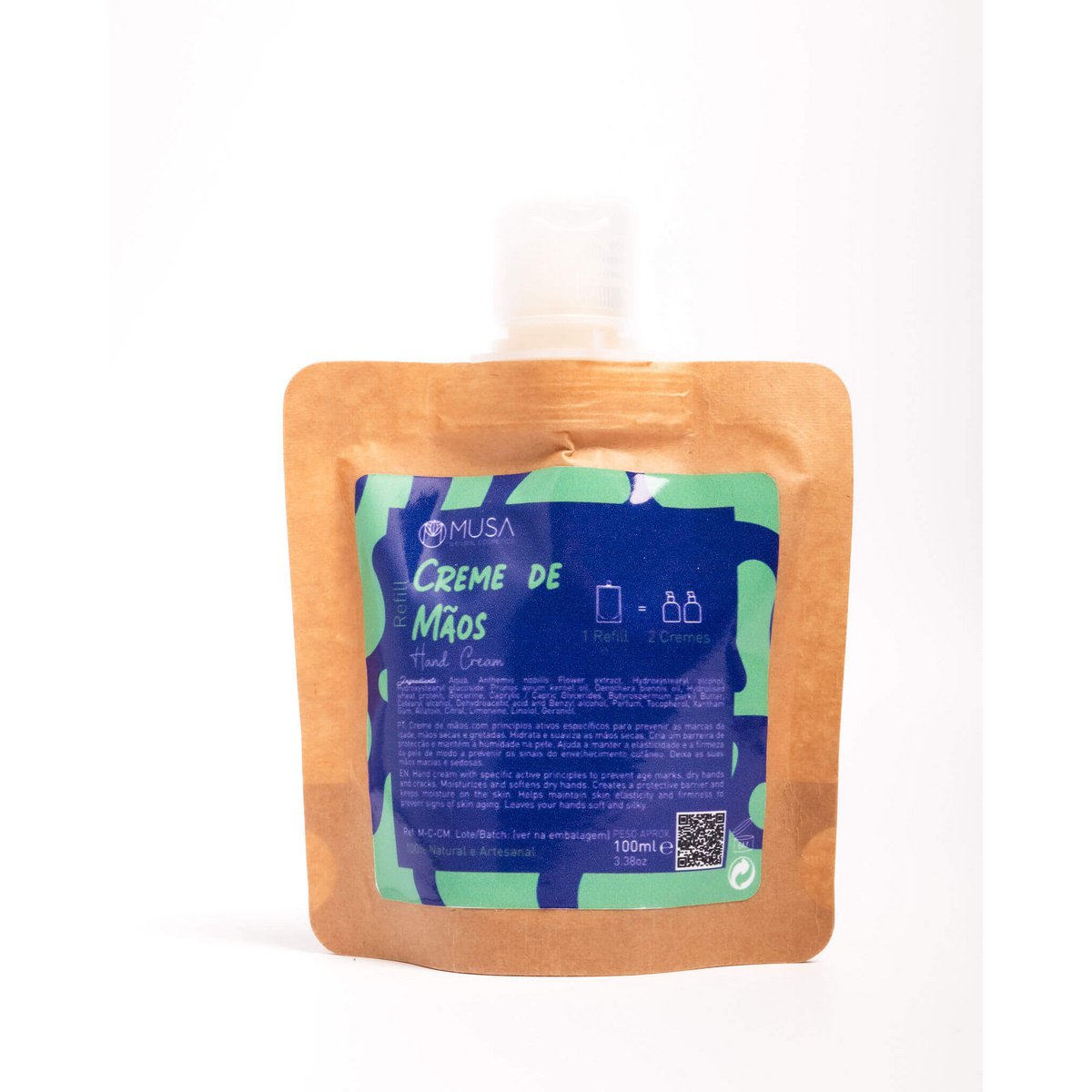 Beruhigende Handcreme mit Nachfüllung