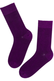 TAUNO men's dark lilac socks