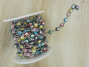 %2314 Stainless steel eyelet chain on roll
