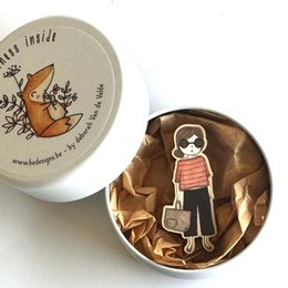 Houten pin - Helga