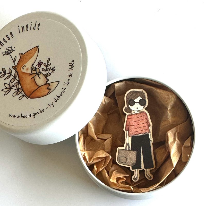 Houten pin - Helga