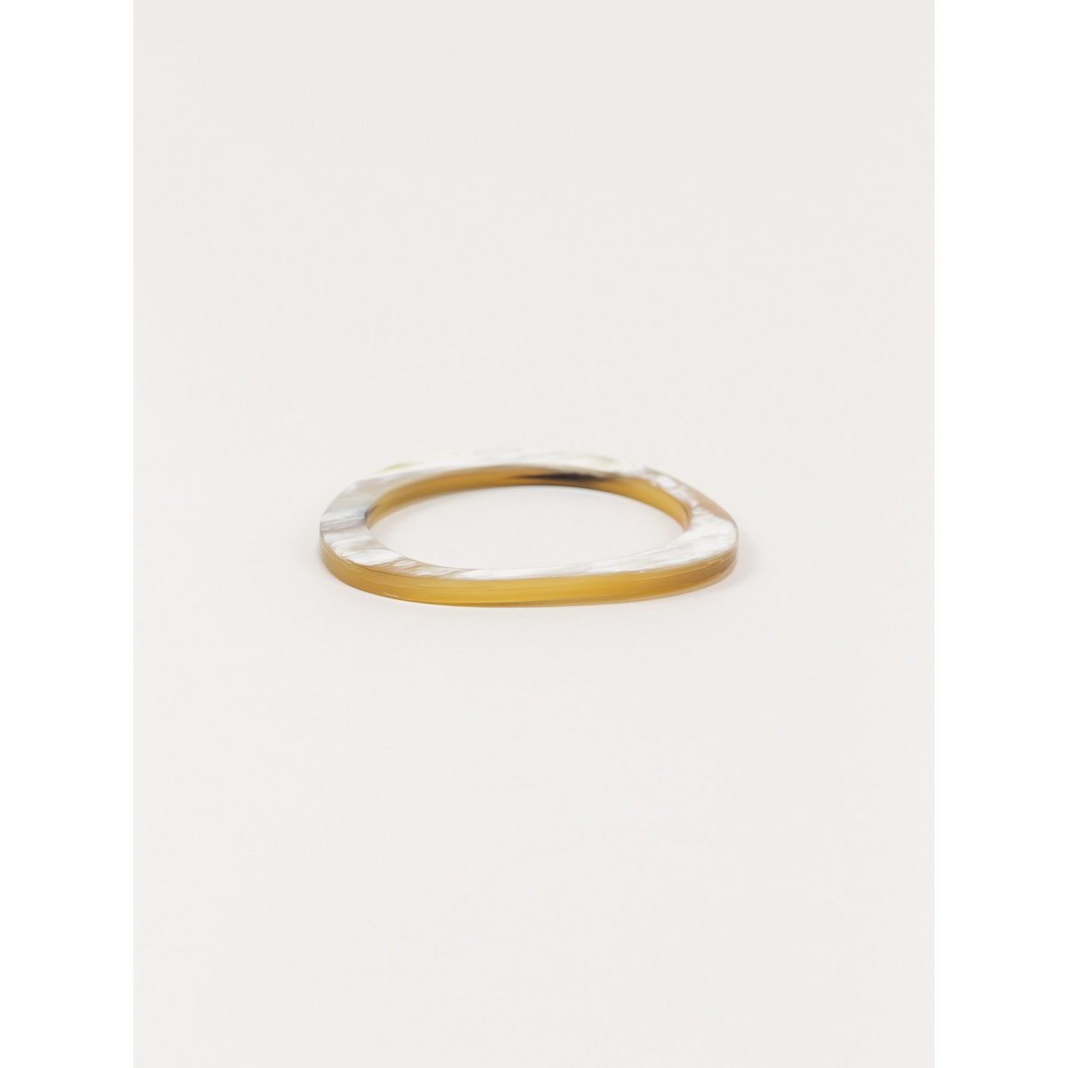 Bracelet en corne blonde