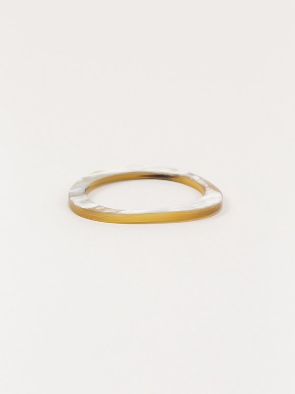 Bracelet en corne blonde