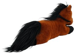 Peluche One Love - Caballo Carly Blanco y Negro
