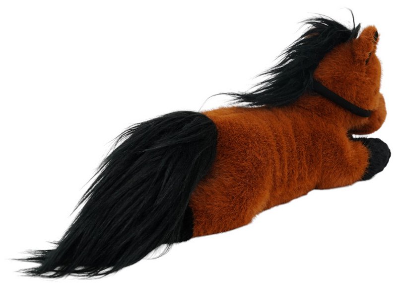 Peluche One Love - Caballo Carly Blanco y Negro