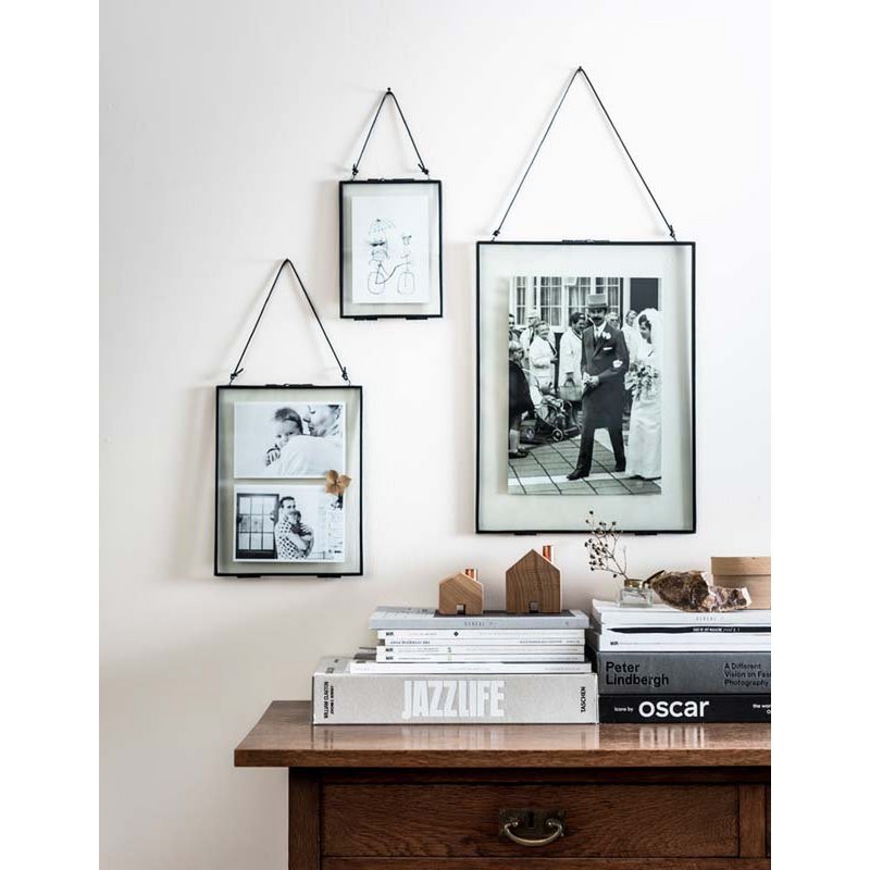 Photo Frame Metal Black with Lock 20x26x0.7cm