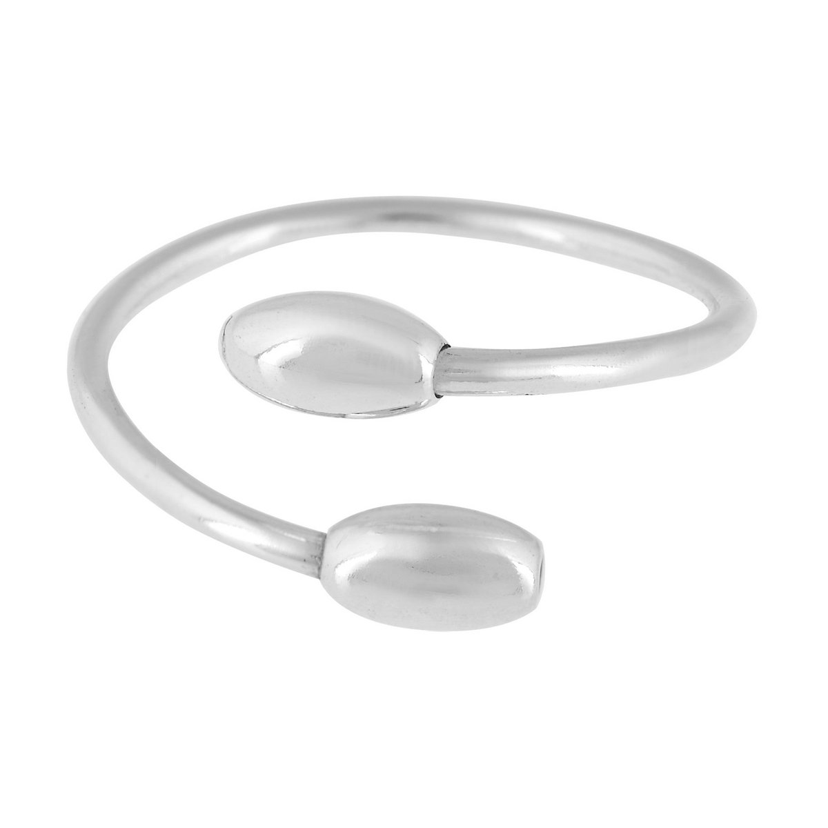 Silberring „Single Silver“ „Oliva“ aus 925er Silber