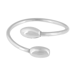 Silberring „Single Silver“ „Oliva“ aus 925er Silber