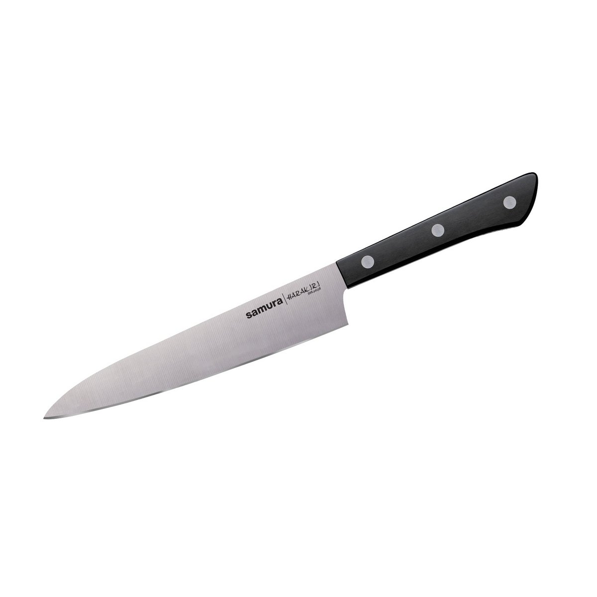 Samura Harakiri Knife Set, 8 pcs, Black Handle