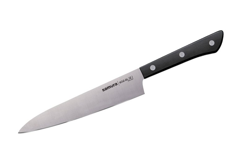 Samura Harakiri Knife Set, 8 pcs, Black Handle