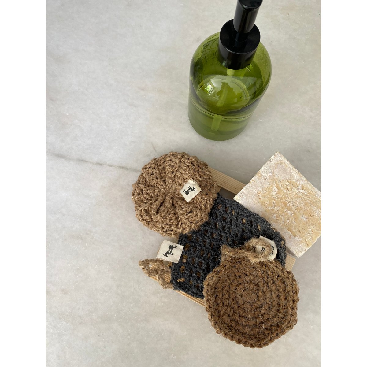 Zero Waste Jute-Schrubber 'Round Earth'