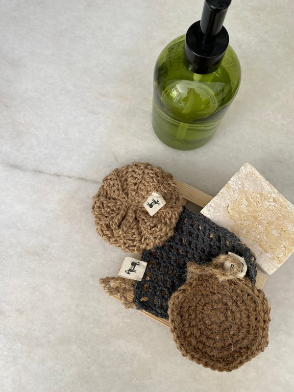 Zero Waste Jute-Schrubber 'Round Earth'