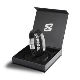 Bracciale in pelle "Perla"