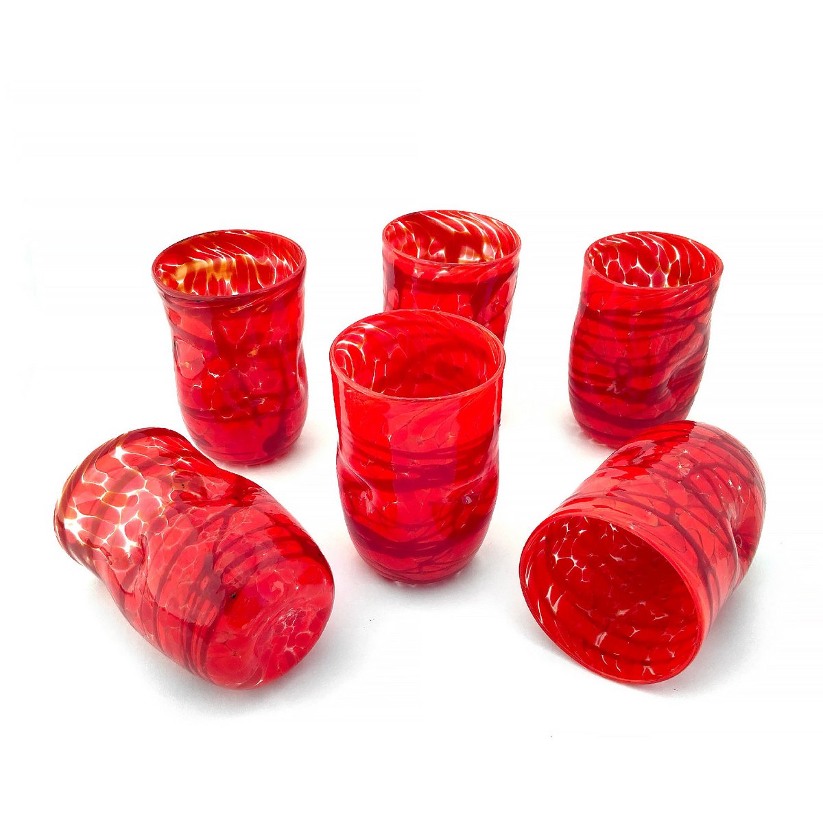 6 PEZZI ROSSO