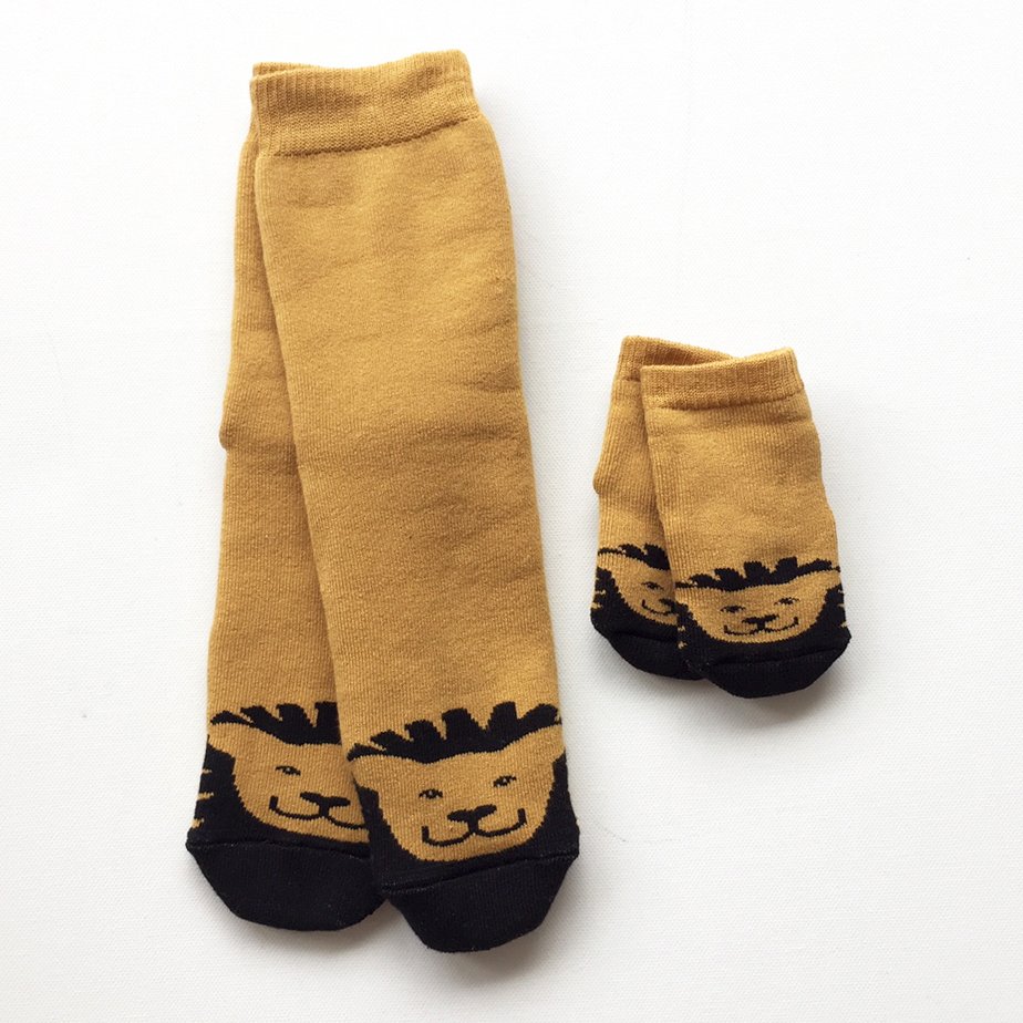 Set socks mum&baby Leo lion