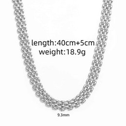Oliveira – Gold-Silber-Mesh-Choker-Halskette