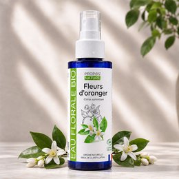 BIOLOGISCHE ORANJE BLOEMHYDROLAAT - BLOEMENWATER - 100ML