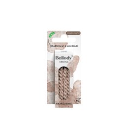 NYHED - Hårbånd Caffè Latte - Bellody® (4 stk) - Stilfulde flettede hårbånd