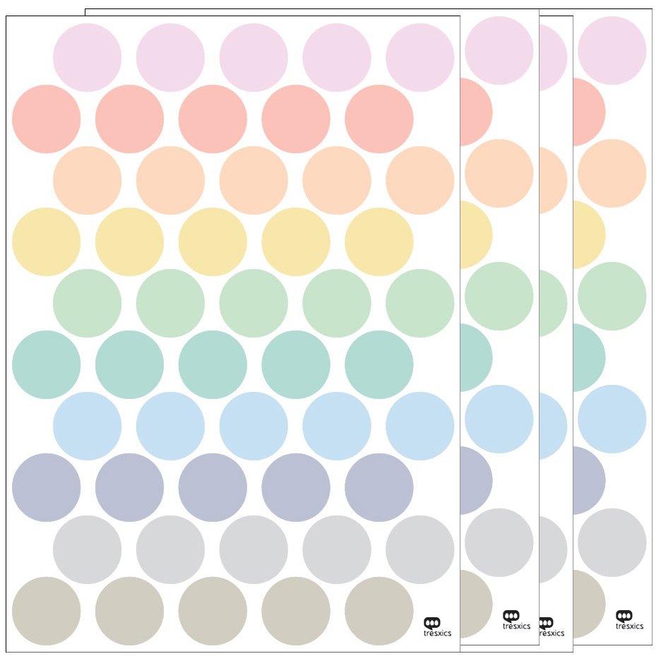 Dots pastel (4 Sheets)