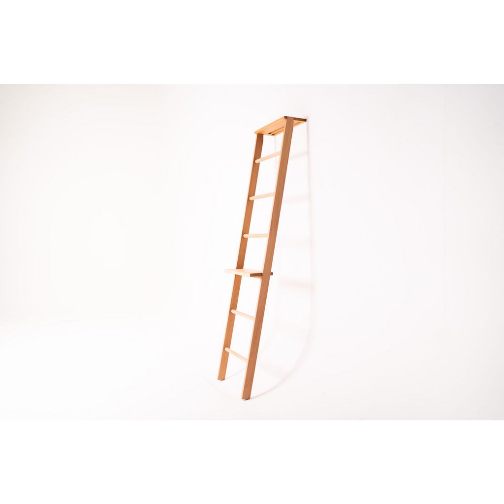Escalera para ropa, escalera para toallas de haya maciza