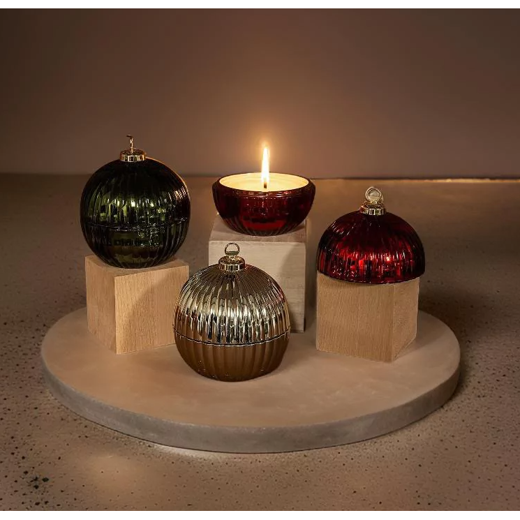 Candela a sfera di Natale