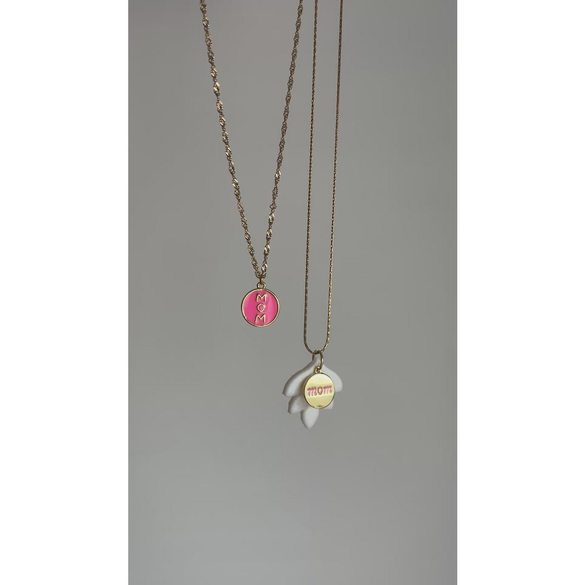 Mamá - Perla - Collar artesanal regalo del Día de la Madre