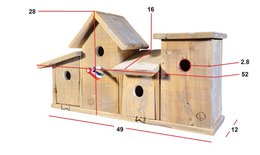 birdhouse old dutch bird village 53