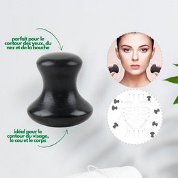 Set of 11 + 1 Free - Champi Gua Sha in Black Serpentine