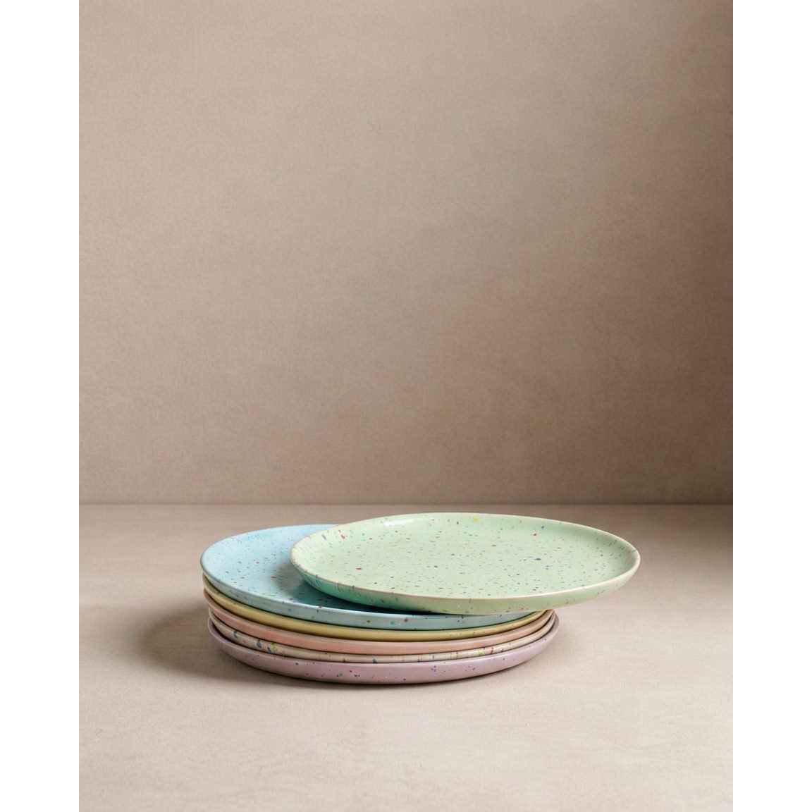 New Party Salad Plate 22cm - Mix 6 Pieces