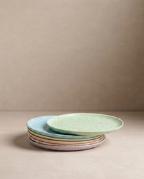 New Party Salad Plate 22cm - Mix 6 Pieces