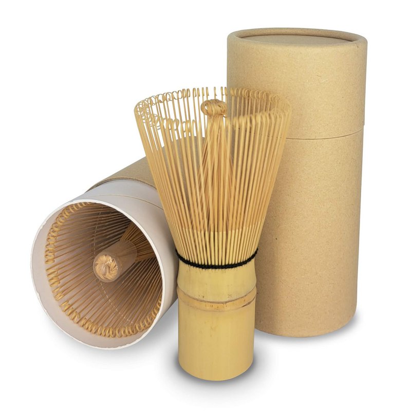 Scopa Matcha Chasen 100 setole bambù bianco/viola