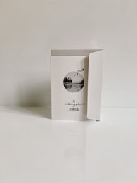 Biglietto pieghevole a memoria eterna