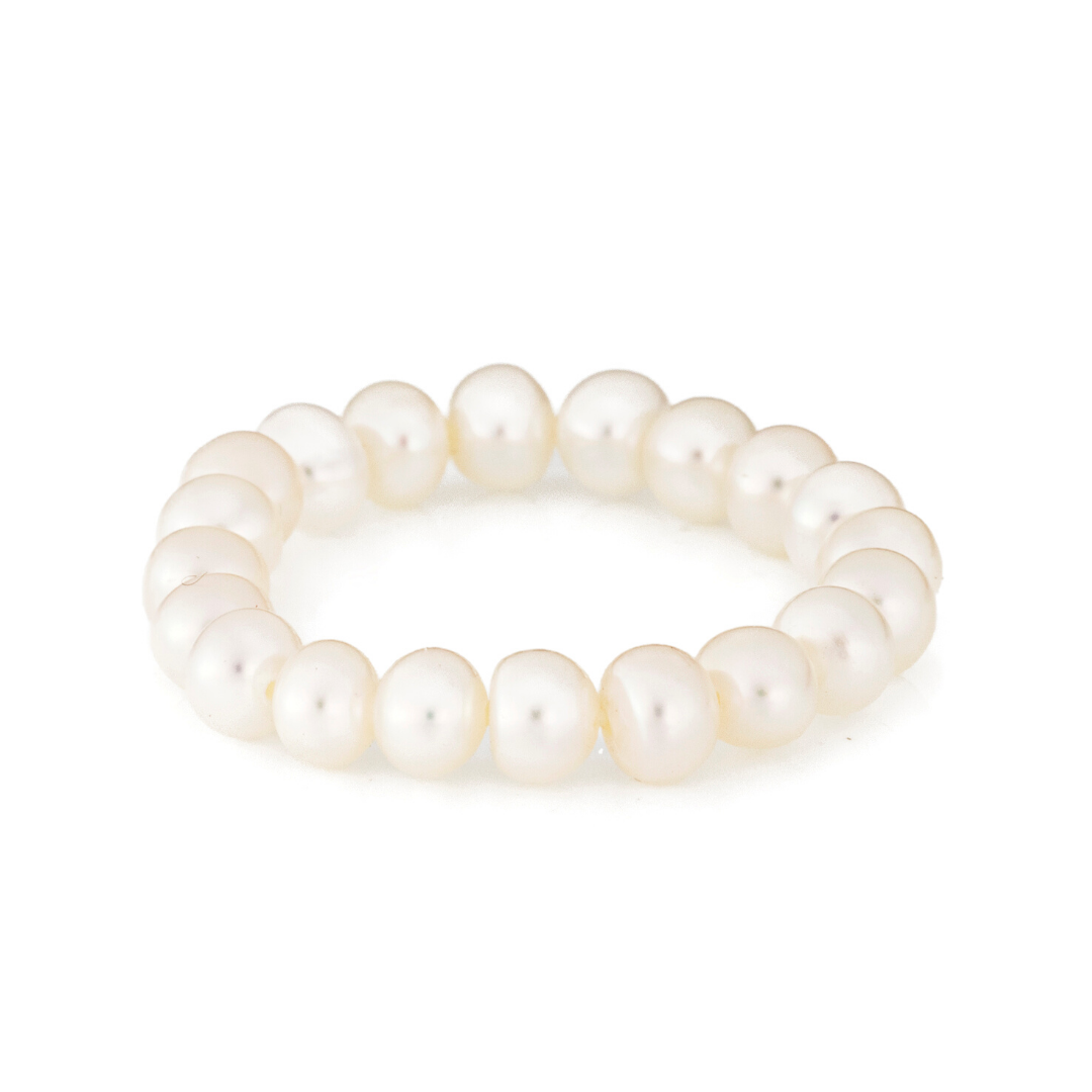 Classy White Ring