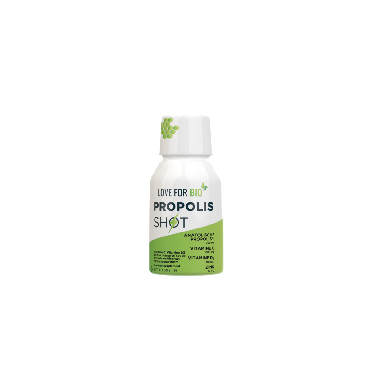 Love For Bio | 12x Propolis Shot Zinc + Vitamine C + Vitamine D3