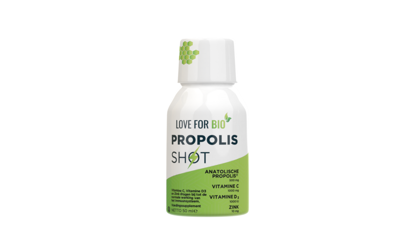 Love For Bio | 12x Propolis Shot Zinc + Vitamine C + Vitamine D3