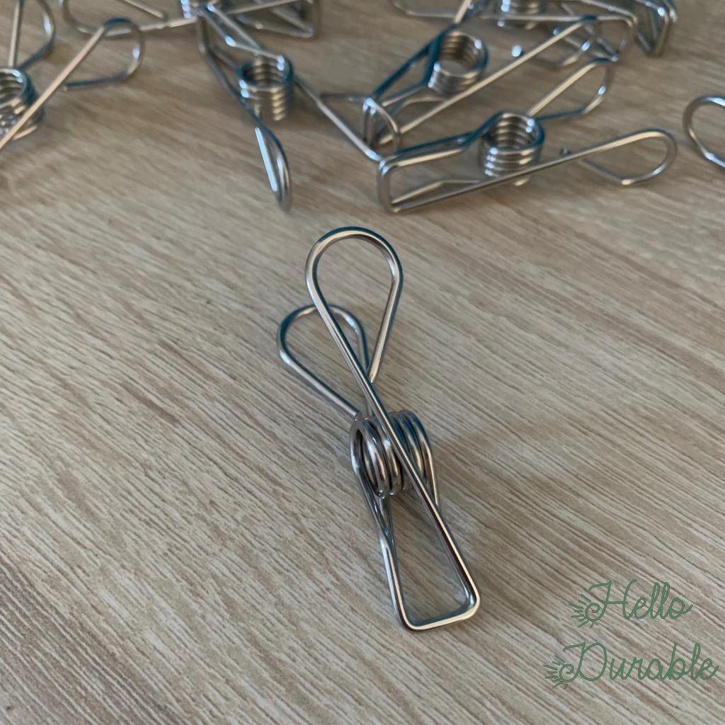 Stainless steel clothespin