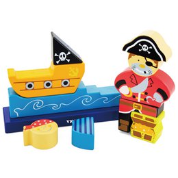 Magnetisches 3D-Puzzle - Pirat