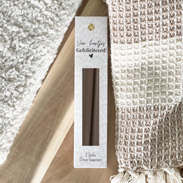 Dinner Candles – Van Hartjes Congratulations