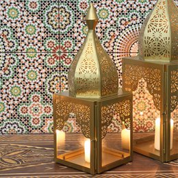 Oriental lantern Modena Gold M