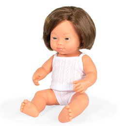 Dukke European Girl Down 38cm