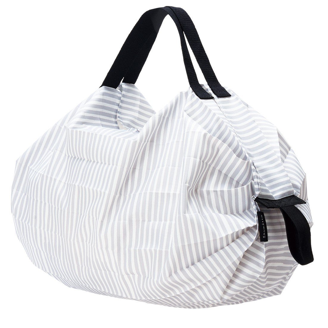 Shupatto compacte opvouwbare boodschappentas maat s - strepen (sen)
