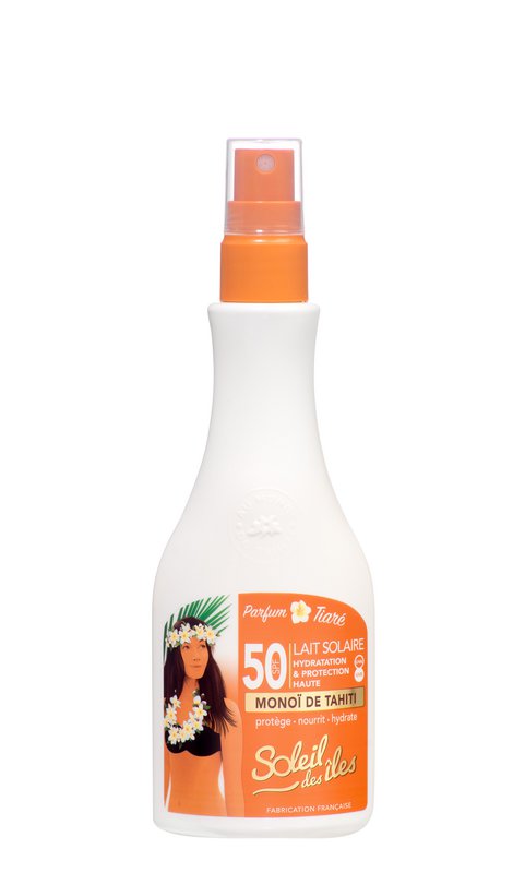 MILCHSPRAY MONOI PARFÜM SUN OF THE ISLANDS SPF 50